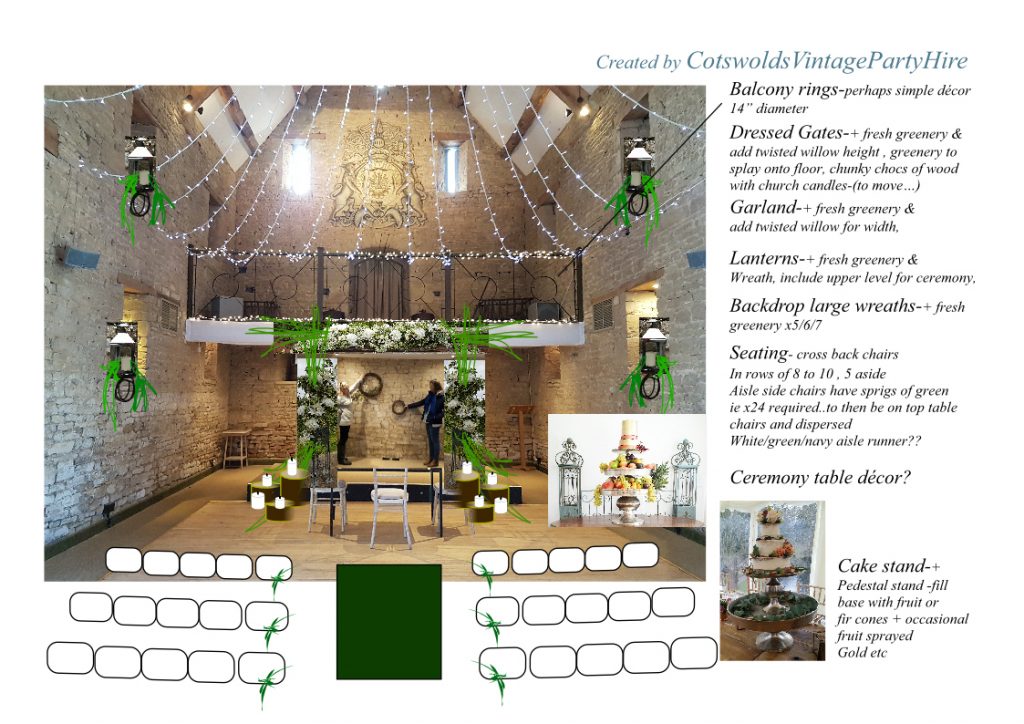 an example of how we use our software to digitally draw up how a ceremony will look